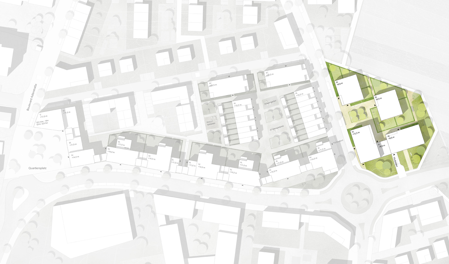 rheinflügel severin Björn Severin Wohnbebauung Adlerstraße Ost